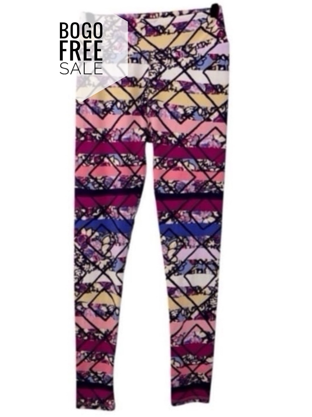 Lularoe Women’s Multicolor Print Leggings